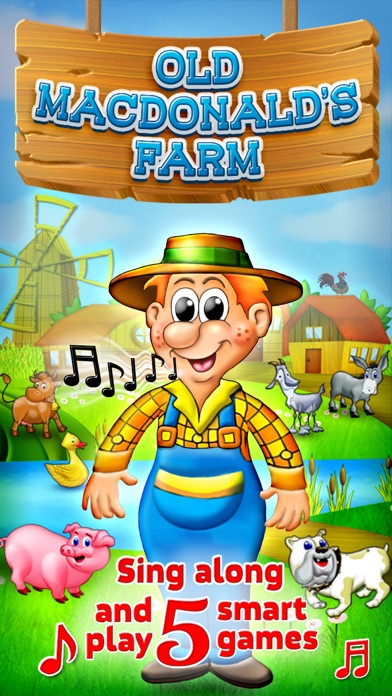 Old Macdonald Had a Farm - All In One activity center and full interactive sing along book for children : HD Screenshot 1