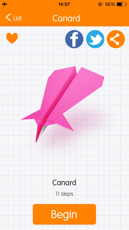 Origami Plane 3D Animated Paper Folding Made Easy