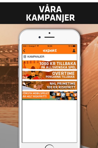 Expekt Live Sport Betting screenshot 3