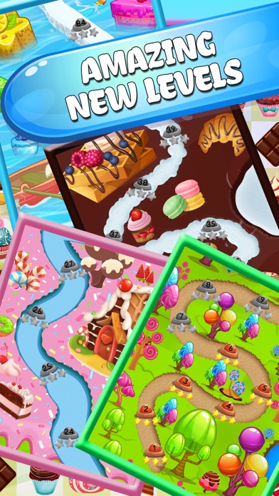 How to cancel & delete Cake Valley Sweet Blast - Match 3 Cookie Pop Blitz from iphone & ipad 3