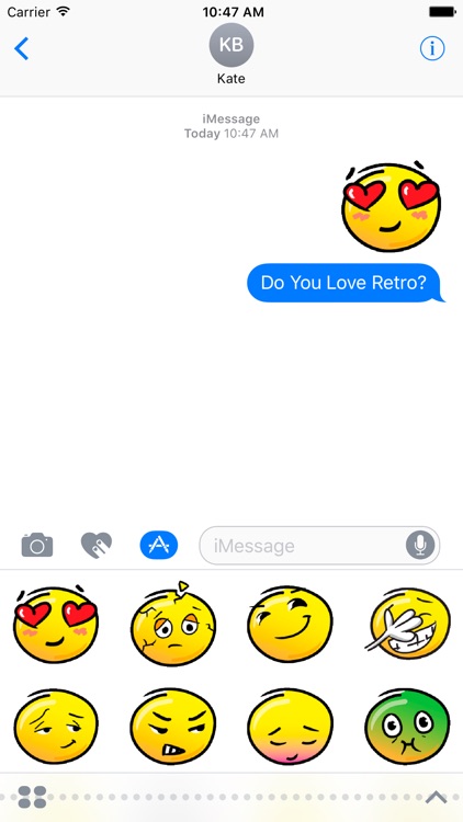 Retro Emoji Stickers