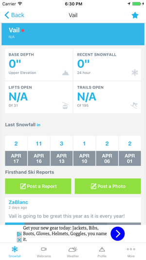 OnTheSnow Ski & Snow Report(圖2)-速報App