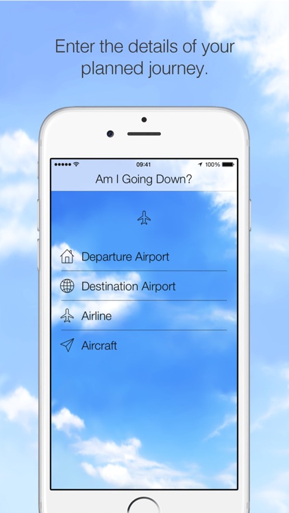 Am I Going Down? Fear of Flying App
