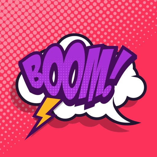 Boom! - Animated Comic Book Stickers