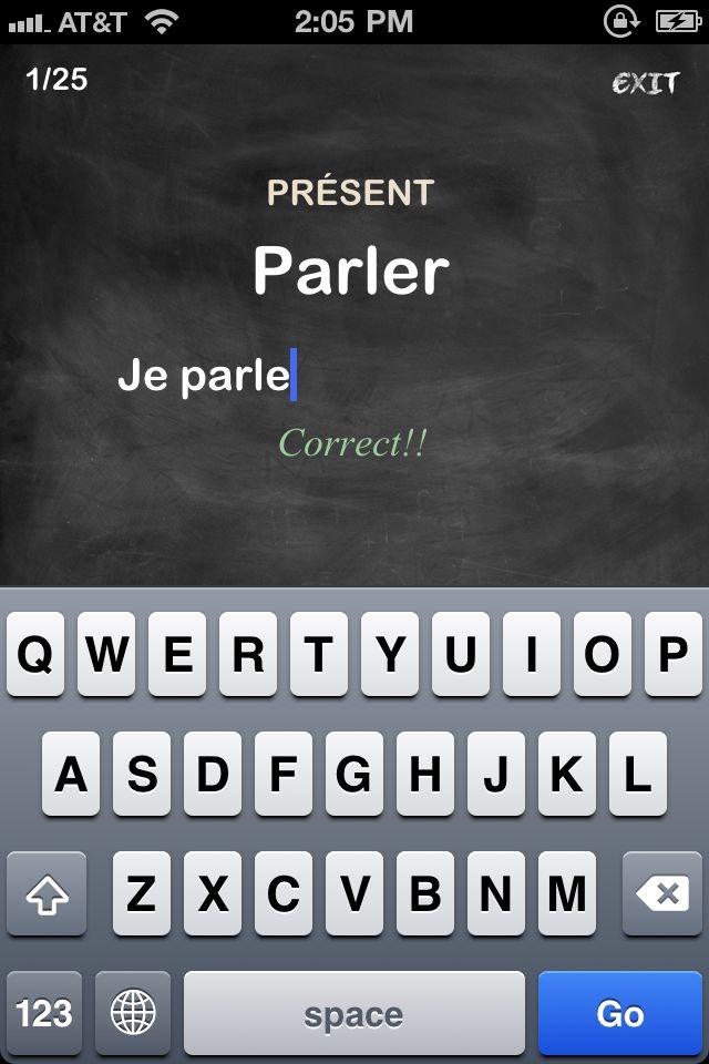 Conjugation Nation French screenshot 2