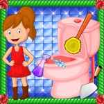 Bathroom Cleaning Girl - Cleanup  Washing Game