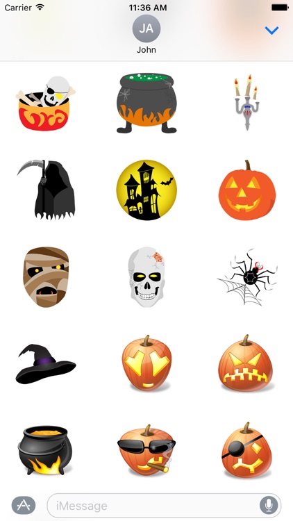 Halloween Spooky Costume - Stickers for iMessage