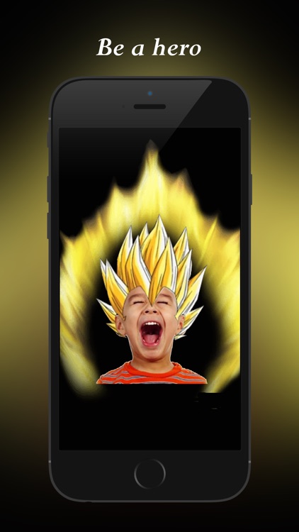 Photoeditor for Super Saiyan: Be a hero