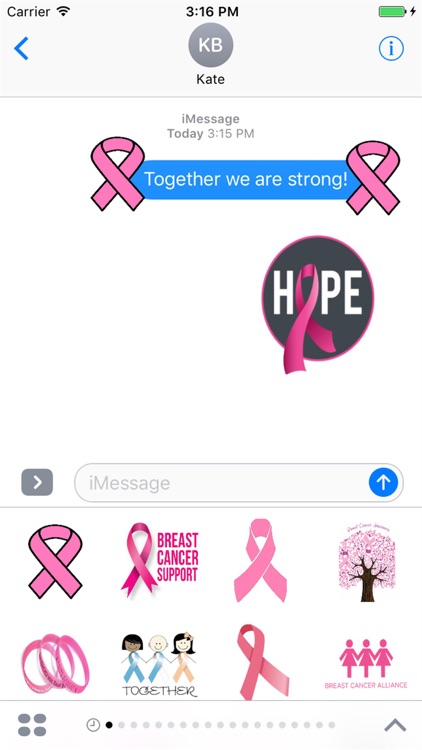 Lets Fight Cancer Stickers