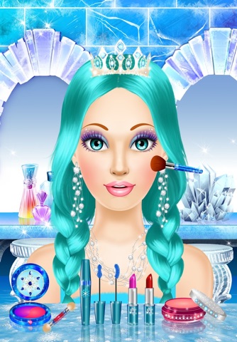 Ice Queen Makeover - Girls Makeup & Dress Up Games screenshot 3