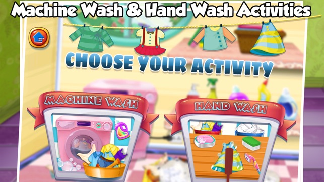 Kids Laundry Washing Clothes For Girls(圖2)-速報App