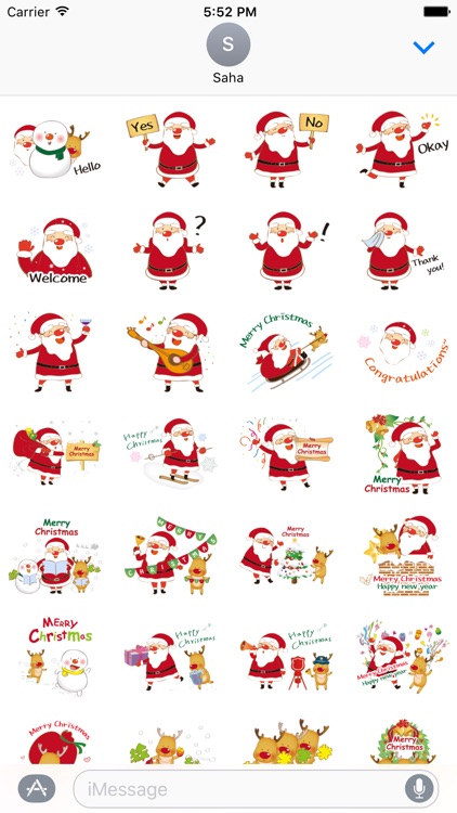 Merry Christmas Stickers Vol3