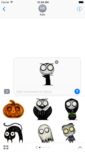 Spooky Halloween Family Stickers