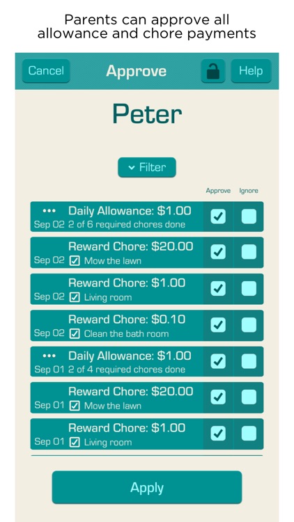 Allowance & Chores Bot Free screenshot-4