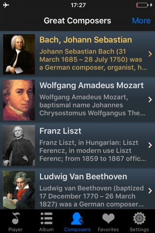 piano music collection - by composer Dvorak Verdi screenshot 4