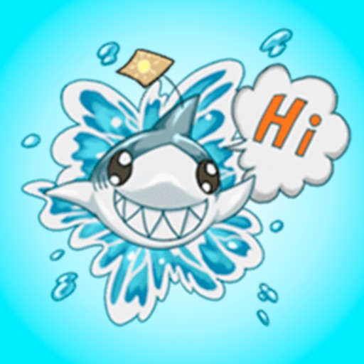 Cute Shark Stickers! icon