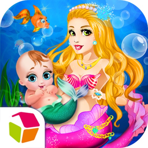Mermaid Mommy And New Baby-Legend Life&Beauty Make iOS App
