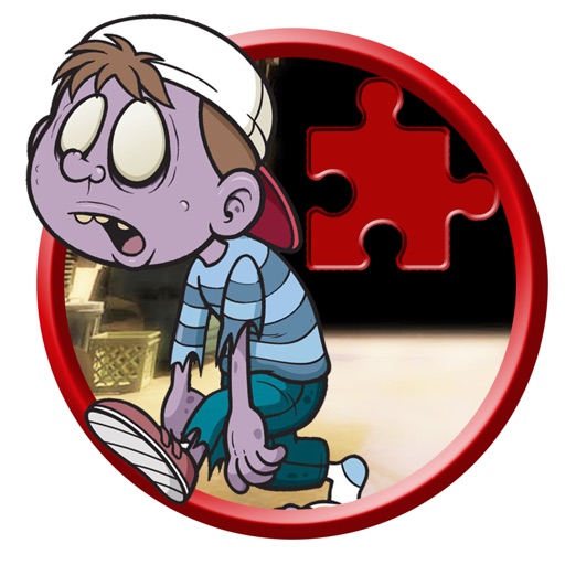 Jigsaw Game Tiny Zombie Free Puzzle Junior Version icon