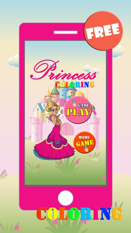 Princess Fairy Coloring Book Free Games For Kids 1 screenshot-4