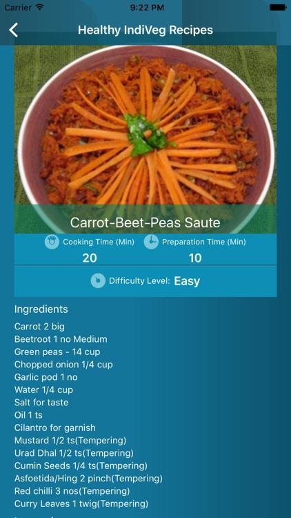 Healthy IndiVeg Recipe screenshot-3