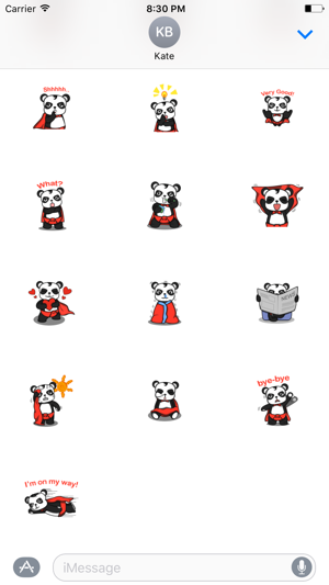 Panda Super Man Sticker(圖3)-速報App