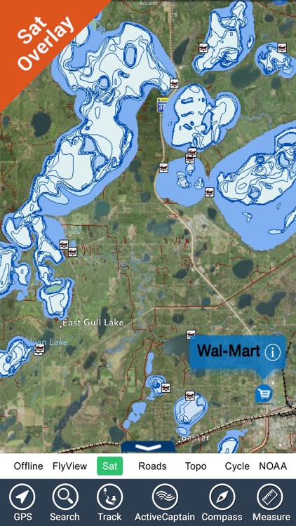 Lakes Texas GPS fishing charts