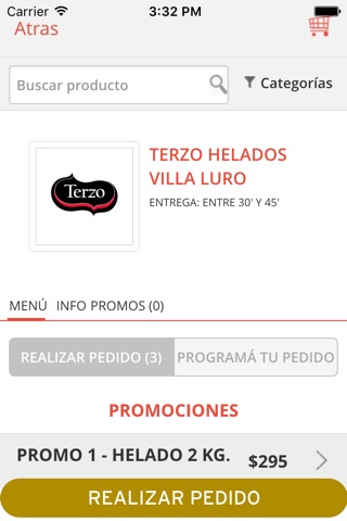 Terzo Helados screenshot 2