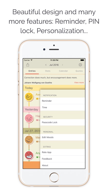 Emoly - Personal mood tracker screenshot-3