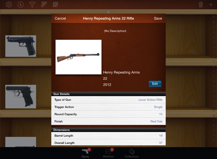 Gun & Ammo Collectors for iPad