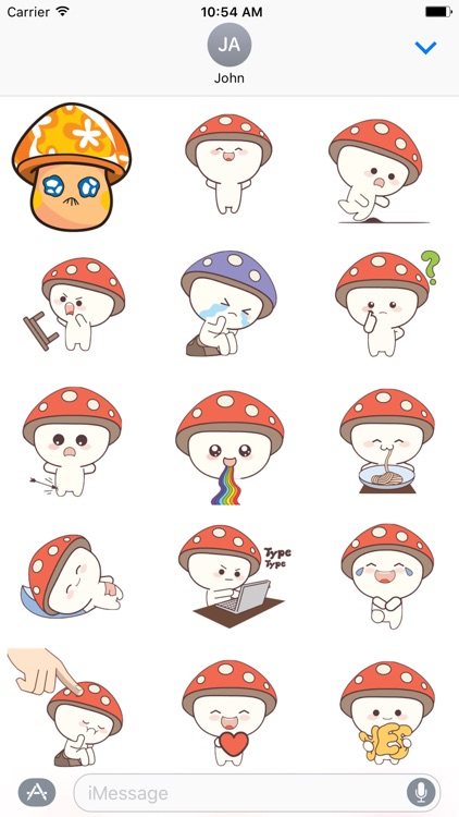 Mushroom Cute -  Fc Sticker