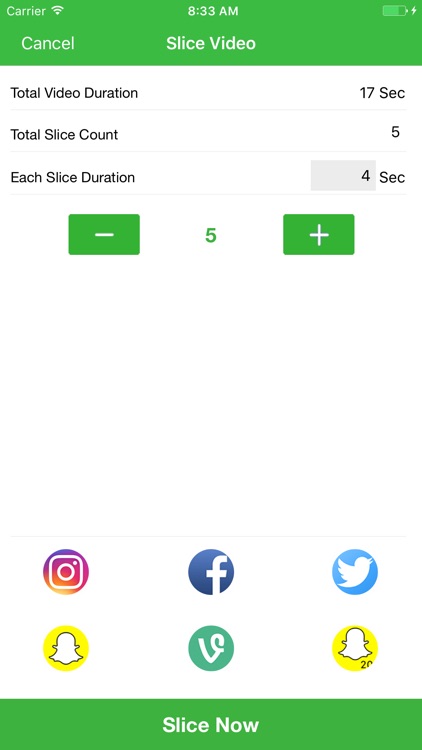 Video Slicer for iPhone and iPad