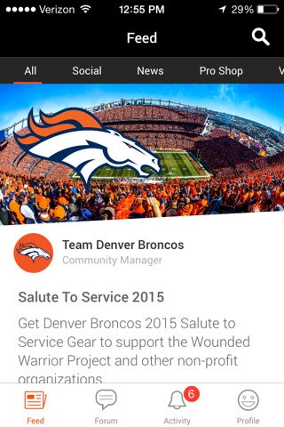 Denver Broncos Orange Herd screenshot 3