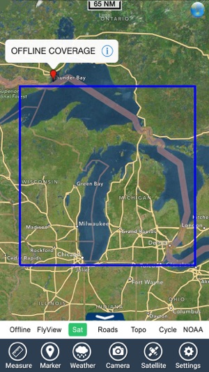 Michigan & Superior lakes charts GPS map Navigator(圖5)-速報App