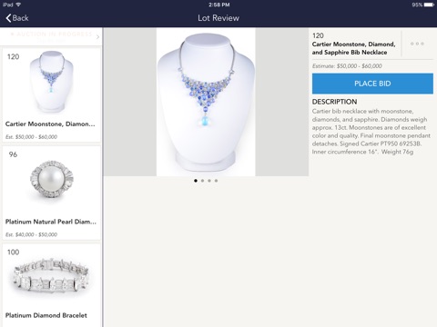 Fortuna Jewelry Watch Auction screenshot 3