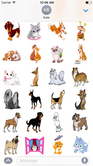 Cute Kitty and Puppy Stickers(圖2)-速報App