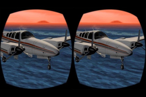 VR Airplane Flight Simulator for Google Cardboard screenshot 3