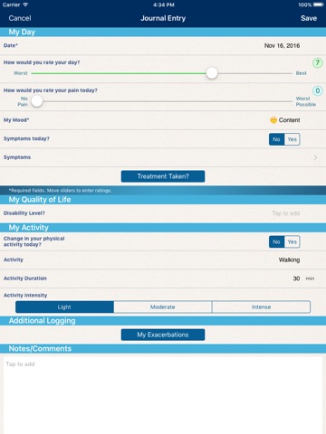 Cystic Fibrosis Manager screenshot 2