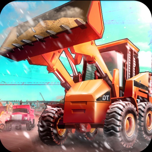 City Flying Dump Truck Cleaning Service Simulator. Icon
