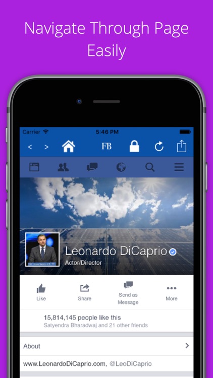 Mini for Facebook - with Lock Feature screenshot-3