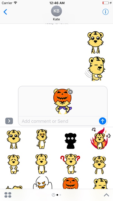 Little Tiger - Animated Stickers And Emoticonsのおすすめ画像1