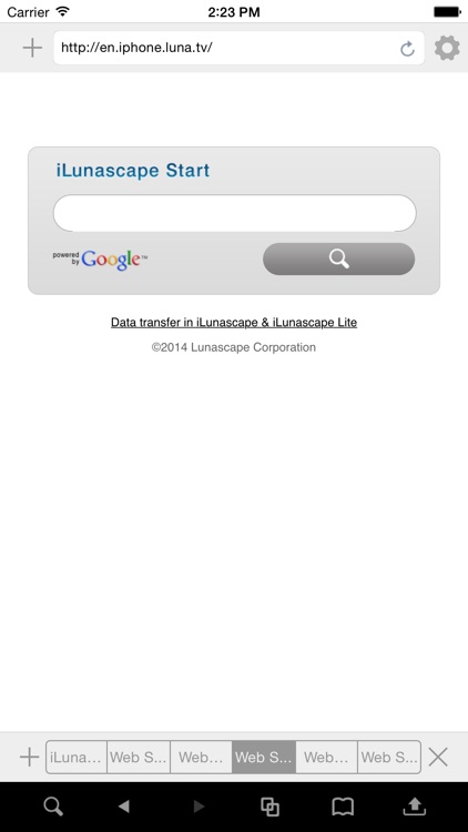 iLunascape Web Browser