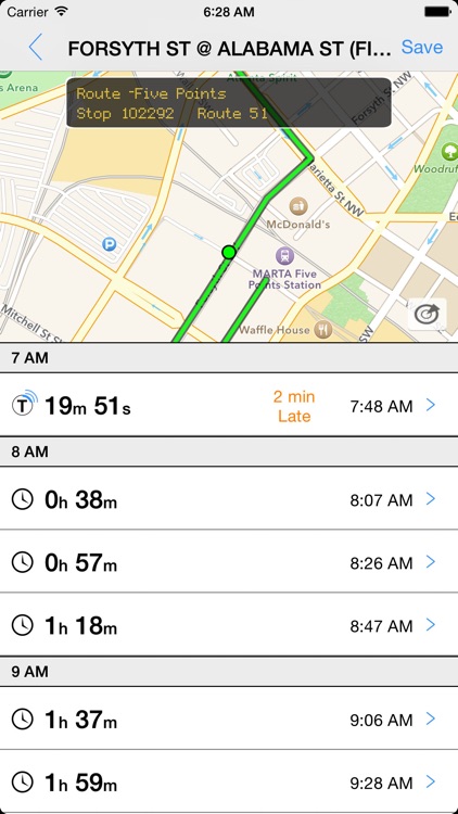 Transit Tracker - Atlanta (MARTA)