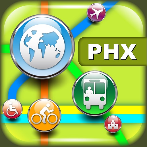 Phoenix Maps - Download Metro Transit, Light Rail Maps and Tourist Guides. icon