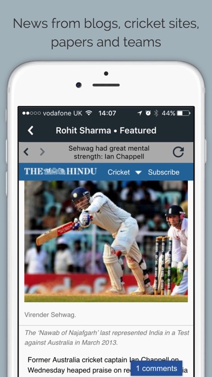 Rohit Sharma's Cricket News