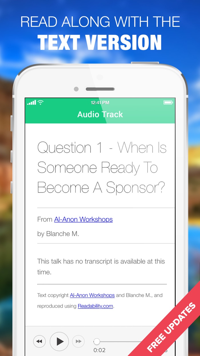 Alanon Workshops AA 12 Steps