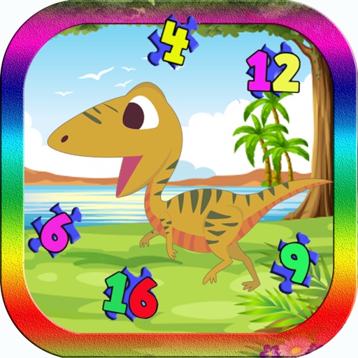 Easy Dinosaur Jigsaw Puzzles For Kids and Adults iOS App