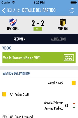 Fútbol Uruguay screenshot 2