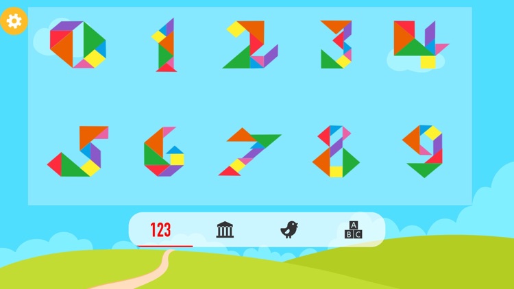 Seven Pieces-Tangram Puzzles for Kids