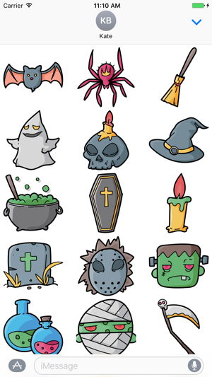 Happy Halloween Doodle Stickers(圖4)-速報App