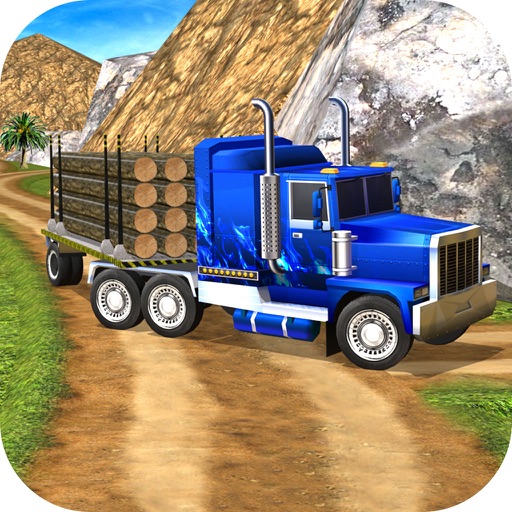 Wood Delivery Transport : Mountain Hill Sim-ulator icon